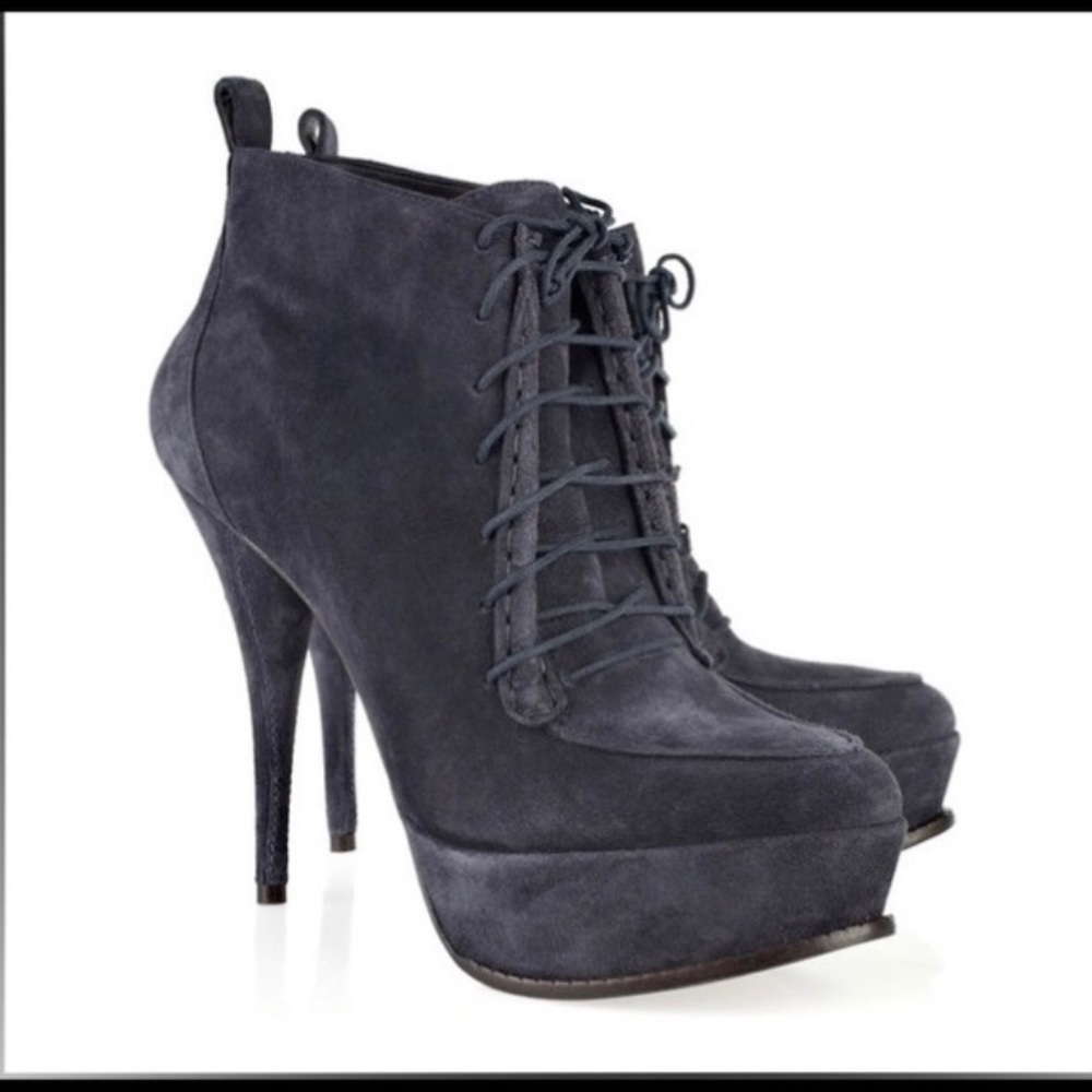 Elizabeth & James Suede Lace-Up Boots